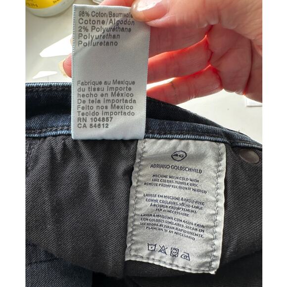 AG Jeans The Prima Ankle Dark Wash Women’s US 29R Cigarette Ankle - Picture 8 of 11